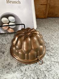 Copper Jello Mold, Vintage Copper Mold, Vintage Copper Pan ...