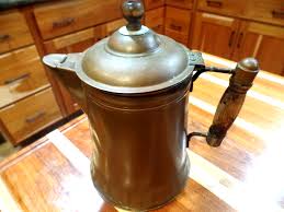 ANTIQUE SOLID COPPER COFFEE POT, CHESIE STAMPING CO ROCHESTER NEW YORK | eBay
