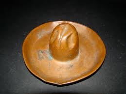 Mexican Hand Hammered Sombrero Ashtray – Early California ...