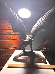 The Vintage Brass Eagle Spread Wings Figure Statue - Etsy