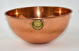 Copper Mixing Bowl Round Bottom 10.5 Inches Made In Korea ...