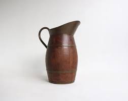 Impressive XL Antique French Oak and Brass Pitcher, Big Wine Jug Large French Umbrella Holder Stick Stand 1900s - Etsy