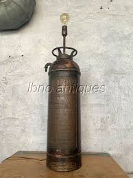 New ListingAntique Essanay Copper and Brass Fire Extinguisher lamp. L00K !!! | eBay