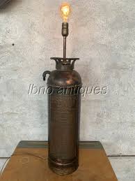 New ListingAntique Essanay Copper and Brass Fire Extinguisher lamp. L00K !!! | eBay