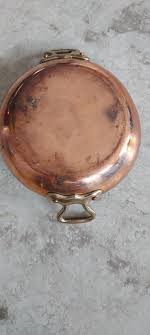 small copper pan brass handles | eBay
