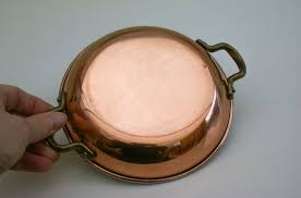 Vintage Copper Oven Dish Small Round Casserole Dish With Handles Metal Gratin Pan Baking Dish Paella Pan Kitchen Copperware - Etsy