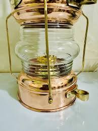 Vintage Copper Kerosene Lantern For Camping, Hiking ...