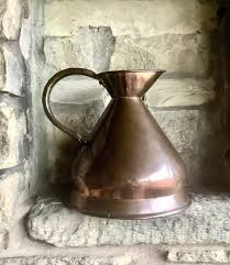 Large One Gallon British Copper Ale Jug With “ER Under a ...