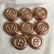 Mixed Lot 8 Vintage Copper Anodized Aluminum Jello Tart Mini ...