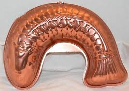 Copper Jello Cake Pan Cat Fish Shaped Pan 5 1/2 Cups | eBay