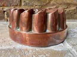 Antique Victorian Copper Penny Topped Culinary Mould Ring | Benham and Froud No. 521 Jelly Mould | Decorative Vintage Kitchenalia - Etsy