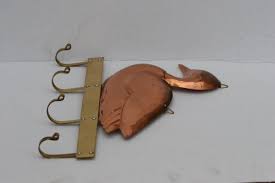 RARE VINTAGE COPPER DUCK WALL HOOK | eBay