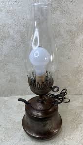 Vintage Electric Hurricane Oil Lamp | eBay