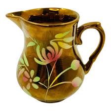 Vintage Porcelain Wade Copper Luster Ware Creamer England ...