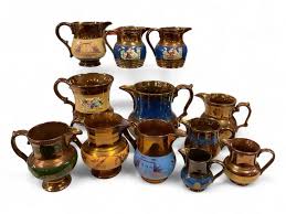 Sold at Auction: Copper Lusterware