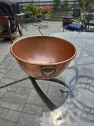 Solid Copper Mixing Bowl Mid-Century Modern | eBay