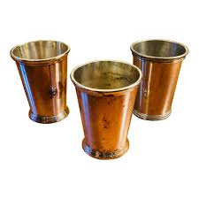 1970s Silver Plate Drinks Cups- Set of 3 | Chairish