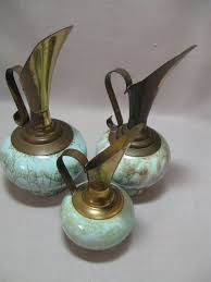 Ewer Pitcher Center Piece Taper Candle Stick Holder Qty 3 ...