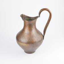 Copper Large Vase - Mug - Jug - Hammer Blow - Bulbous - Vintage Copper | eBay