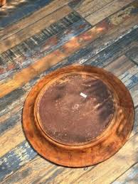 Antique Old Wood Hand Carved Floral Beautiful Big 16 x 16'' Plate Tray | eBay