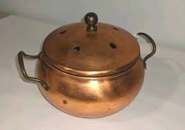 Copper Bowl with Lid | eBay