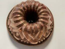 Early 19thc copper French or German Kugelhopf Bundt pan Heavy gauge tin lined | eBay
