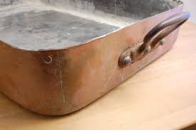 Vintage Copper Roasting Pan: 24.5" French Cookware - Etsy