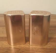 Vintage Mirro Aluminum Pink MCM Salt & Pepper Shakers | eBay Australia