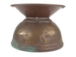 Lot - VINTAGE WESTERN CUSPIDOR SOLID BRASS SPITTOON