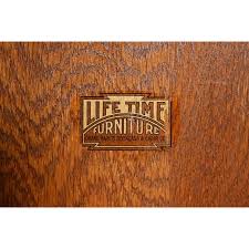 Lifetime Furniture Mission Oak Arts and Crafts Double Bookcase, Circa 1900 For Sale at 1stDibs