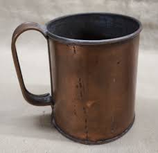 Antique Pair Primitive Large Copper Tankards. Hand-crafted. (2) | eBay