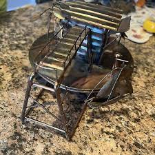 Vintage Metal Art Sculpture Water Wheel Musical Moving In Very Good Working | eBay