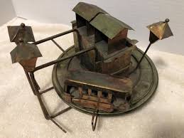 KTC Antique Copper wind-up music box | EstateSales.org