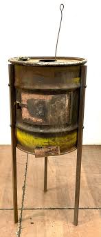 Sold at Auction: Custom Vintage Wood Burning Stove / Forge