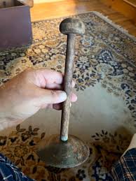 18th century rare original painted surface bonnet/wig/hat ...