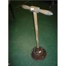 A 19c Copper washing plunger bears stamp CWS 'Invincible ...