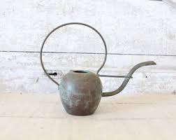 Vintage Post Modernism Copper Watering Can - Petite Copper Watering Can - 1930s Modern Copper - Country, Modern Cottage, Farmhouse Kitchen - Etsy