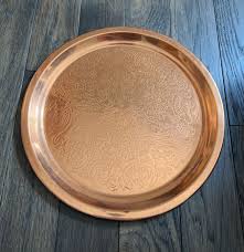 Vintage Copper Plated Serving Tray | Bar Ware | Restaurant ...