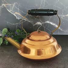 Vintage Copper Tea Kettle, Teapot With Handle - Etsy