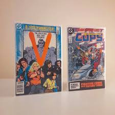 V and COPS, 1st Issues, DC Comics, 1980s, V 1985, Cops 1988, V the Series, Cops Cartoon, 80s Pop Culture - Etsy