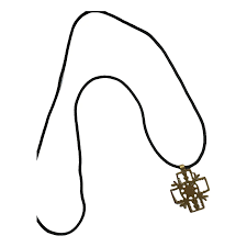 Long necklace Wright & Teague Gold in Gold plated - 48016186