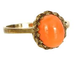 Angel Skin Coral Ring | eBay
