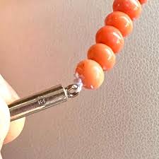 Antique RED CORAL NECKLACE 10K Yellow Gold Clasp 15" Long 4.5mm - 9mm Beads Vintage - Etsy