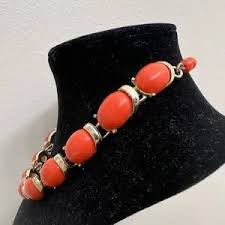 Coro | Jewelry | Vintage Coro Coral Necklace Bracelet Set | Poshmark
