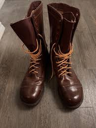 Military Men's 9.5 Corcoran Paratrooper Jump Boots WW2 Style ...