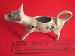 B.I.A. CORDON BLEU Cow Creamer - FLORAL Pattern VINTAGE c.1960's MINT FRANCE | eBay
