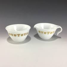 Corelle 'butterfly Gold' Open Sugar Bowl and Creamer Set - Etsy
