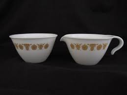 Vintage Corning Butterfly Gold Sugar and Creamer Set - Etsy