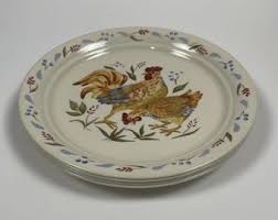 Set of 4 Corelle Country Morning 8.5” Luncheon Plates Tan ...