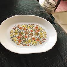 Vintage CORELLE Corning Ware INDIAN SUMMER Oval Serving ...